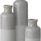 Ceramic Vase Set, Three (3) Grey Vases Home Decor, Gray Decorative Bottles, Gray Vases for Centerpieces Home Decoration CM2859